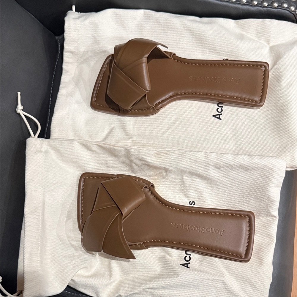 Acne Dark Brown Women's Sandals
